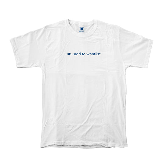 ADD TO WANTLIST white